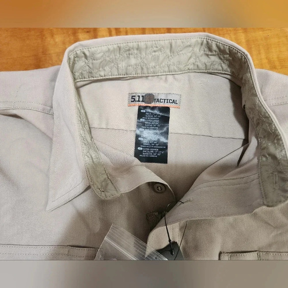 5.11 Tactical Class A Flex-Tac PolyWool Long Sleeve Shirt Xtra Large - Picture 5 of 8